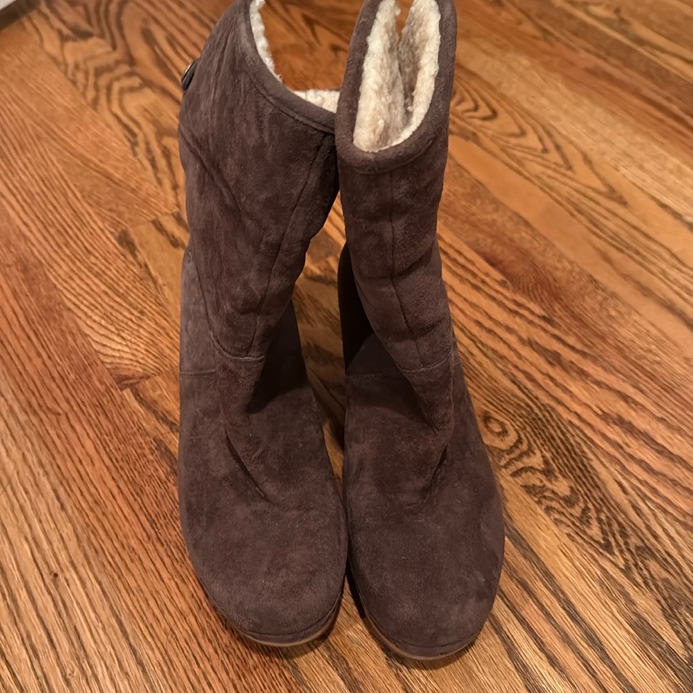 Ugg wooden heel boots